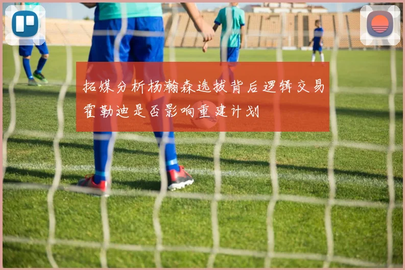拓媒分析杨瀚森选拔背后逻辑交易霍勒迪是否影响重建计划