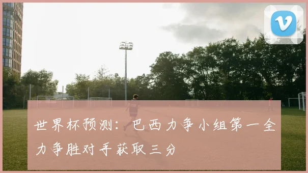 世界杯预测：巴西力争小组第一全力争胜对手获取三分